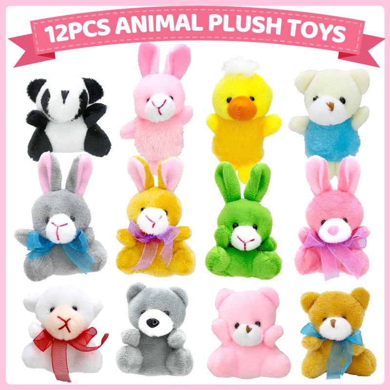 ZMCINER 12 Prefilled Easter Eggs with Plush Filled Easter Eggs with Inside for Easter Basket Stuffers, Easter Party Favor - Image 2
