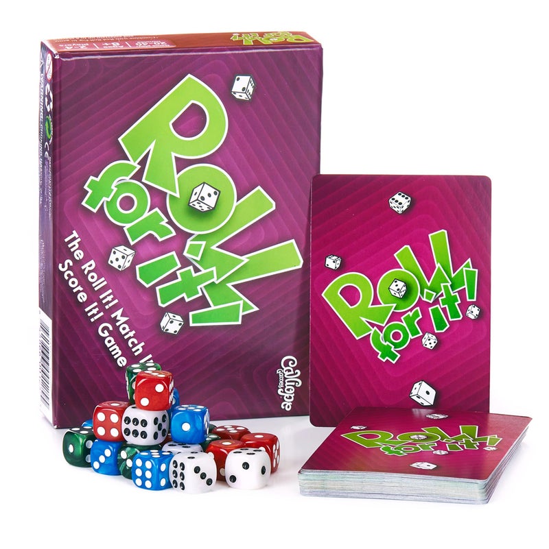 Calliope Roll for It Fast Dice Rolling Game of Luck Strategy for 24 Players Ages 8 Quick Family Board Game Night Fun Purple Edition - Image 2