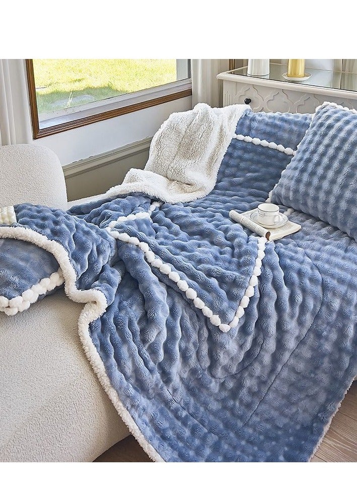 Pillow And Blanket Can Be Used For Both Car And Sofa Cushions, Suitable For Travel, Airplanes, Trains, Beds, Offices, And Rest  - Image 1