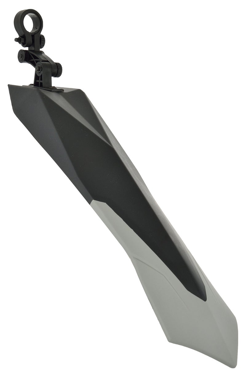 Dark Horse® Bicycle Dual Tone Front & Rear Mudguard with Durable Plastic Clamp, Fender for Bicycle, Black-Grey - Image 2