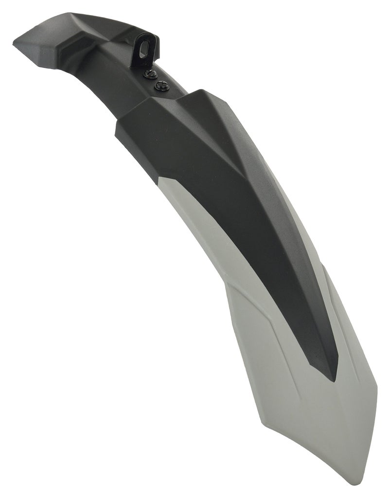 Dark Horse® Bicycle Dual Tone Front & Rear Mudguard with Durable Plastic Clamp, Fender for Bicycle, Black-Grey - Image 5