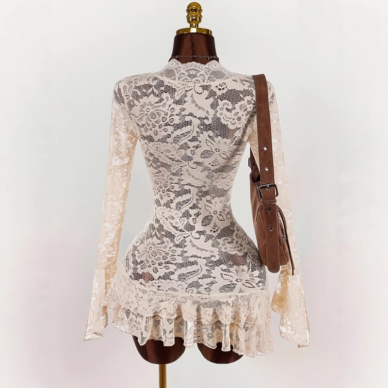2026 Spring Lace Bodycon Dress for Women - Image 2