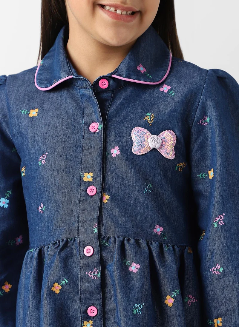 نوتيناتي Floral Denim Dress