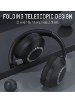 SODO Headset SD-1104 Wireless Stereo Over Ear Headphones With Microphone Black  - Image 4