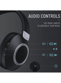 SODO Headset SD-1104 Wireless Stereo Over Ear Headphones With Microphone Black  - Image 5