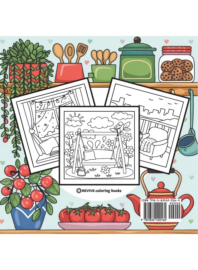 Bold & Easy Little Corner Coloring Book: Cozy Designs for Stress Relief Coloring for Adults and Teens  - Image 2