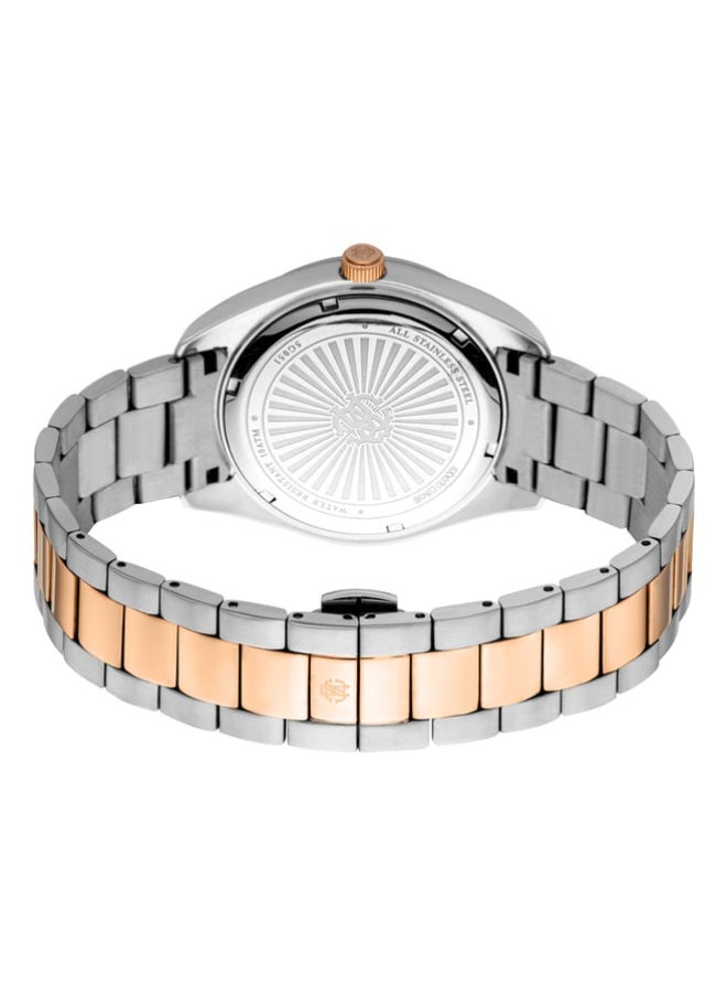 roberto cavalli ساعة يد رجالية أنالوج من الفولاذ المقاوم للصدأ RC5G051M0085 SET - 33 مم  - Image 3