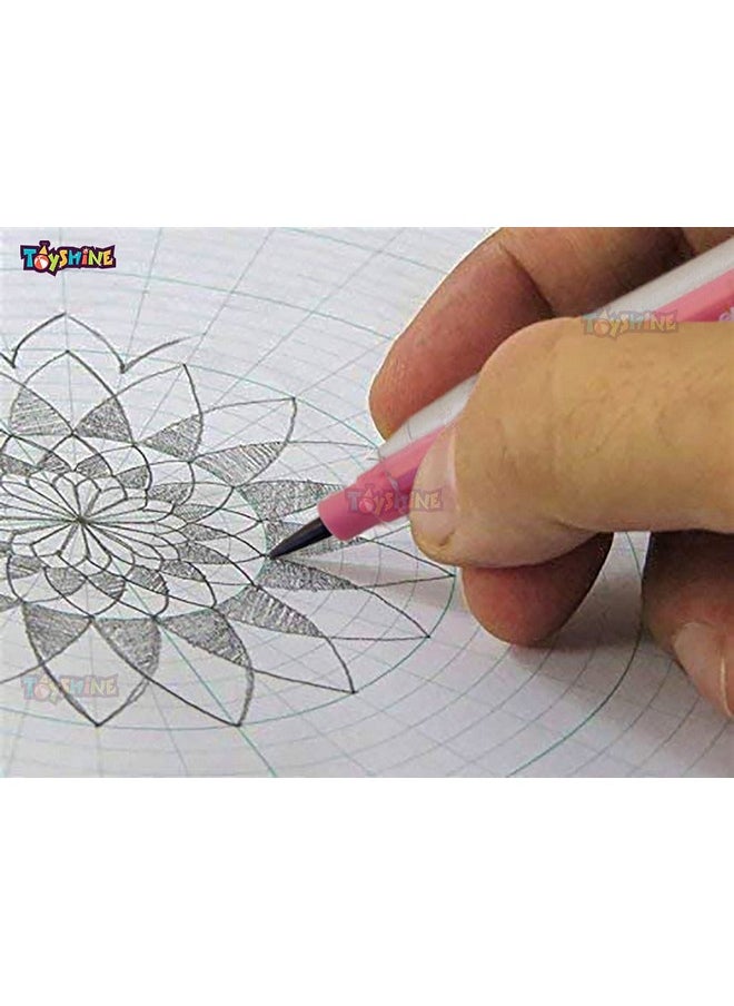 توي شاين مجموعة من 4 أقلام رصاص ملونة للوجبات السريعة للأولاد والبنات مع قمصان فاخرة، متعددة الألوان، هدايا الحفلات، هدايا العودة في عيد الميلاد - B  - Image 4