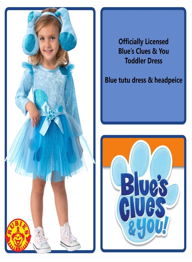 Rubies Blue's Clues And You: Blue Costume Tutu Dress for Kids, Girl's Small - Image 5