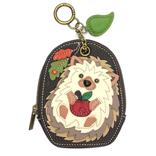 CHALA Mini Coin Purse Keychain - RFID Protected Card Holder and Coin Purse Accessory - Hedgehog A - Image 1