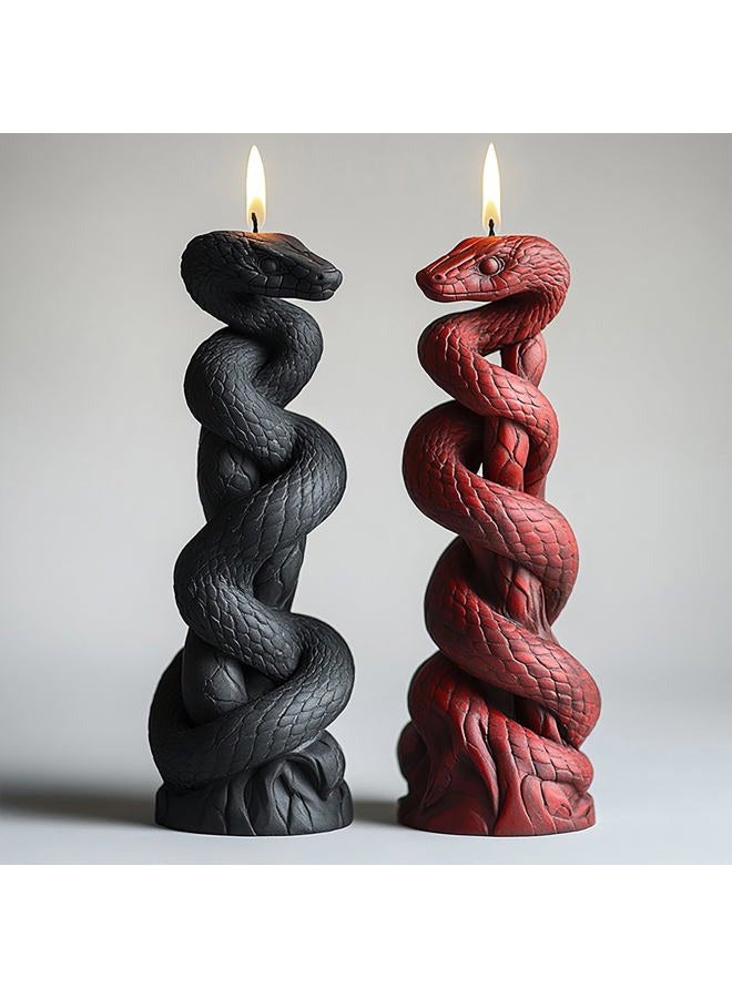 EVERELAM Snake Candle Mold - Animal & Bear Resin Casting Molds, Silicone Clay Jewelry Molds, Candle Making Craft Supplies - Image 1