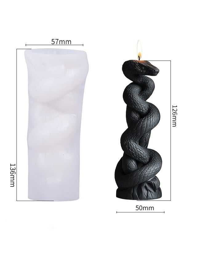 EVERELAM Snake Candle Mold - Animal & Bear Resin Casting Molds, Silicone Clay Jewelry Molds, Candle Making Craft Supplies - Image 2