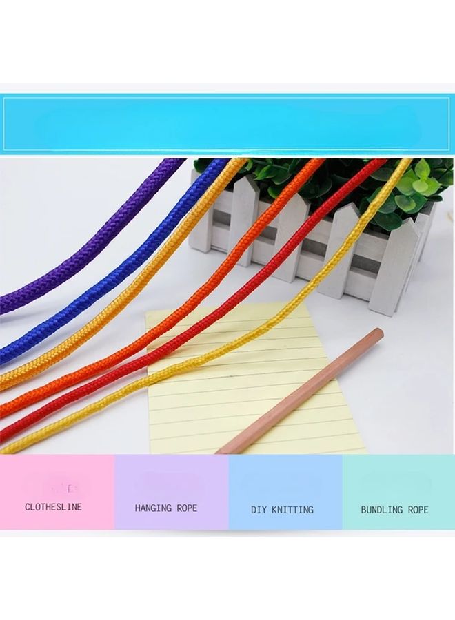 Heavy Duty 10mm Thick Nylon Rope 393.7inch Red Braided Cord for Outdoor Camping - Image 5