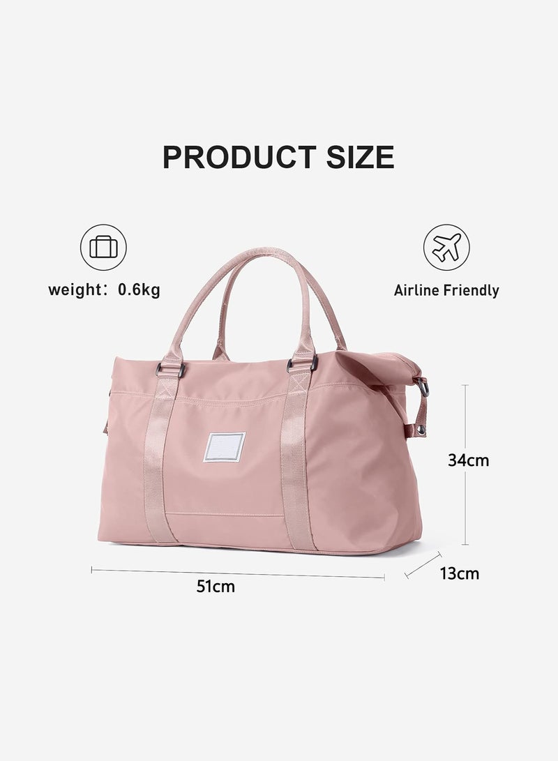 LENND Travel Duffel Bag,Sports Tote Gym Bag,Shoulder Weekender Overnight Bag for Women - Image 2