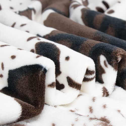 KIVEE Cute Cow Print Blanket Soft Warm Throw Western Home Decor Cow Gifts for Women Cow Print Stuff Travel Blankets Cozy All-Season Couch Cow Blankets and Throws for Girls Adults Teen 50x60 inch - Image 5