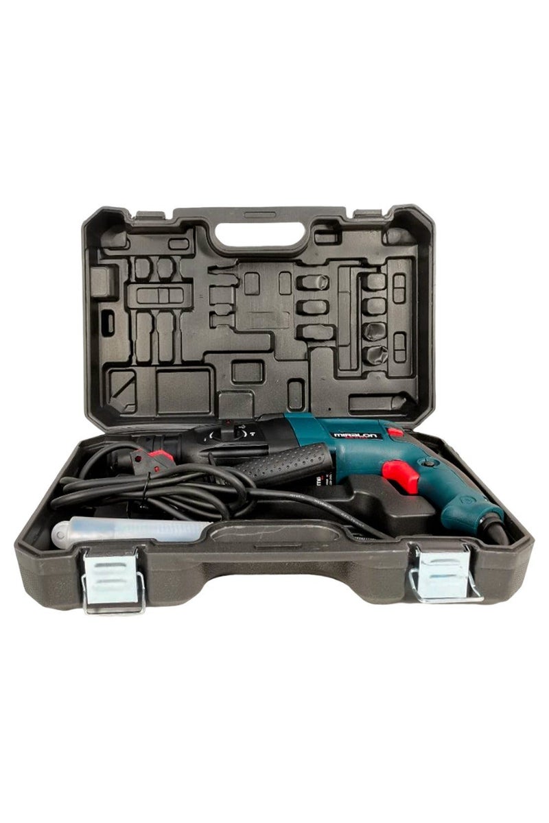 MIRALON Rotary Hammer Drill 800W, 26mm SDS Plus, 3 Modes (Drill/Hammer/Hammer Drill), 220–240V, Variable Speed, Forward/Reverse, Depth Rod & Carry Case - Image 3