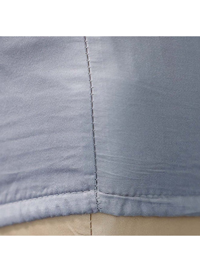 دانوب هوم طقم ملاءات سرير مقاس كوين قطن  غرزة من دانوب هوم رمادي - Image 3