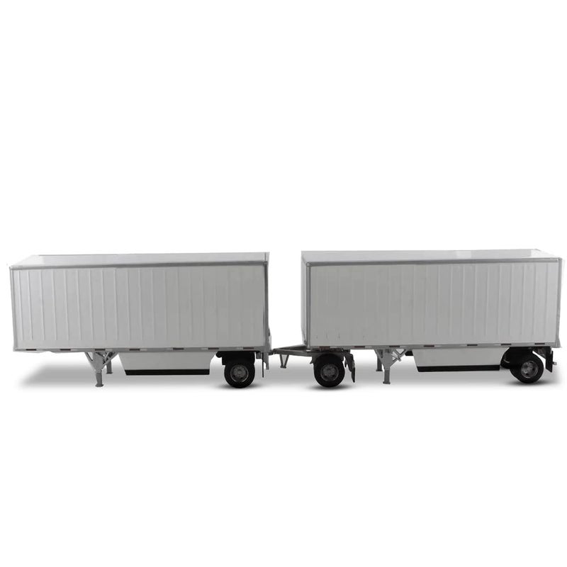 Diecast Masters 1:50 Scale Wabash National 28' White Pup Trailers | Transport Series Model 91036 - Image 2
