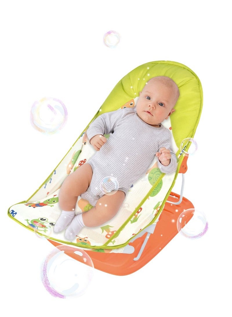 MIXDE Baby Portable And Foldable Bath Chair, Breathable Shower Chair, Baby Bath Seat AntI Slip  - Image 1