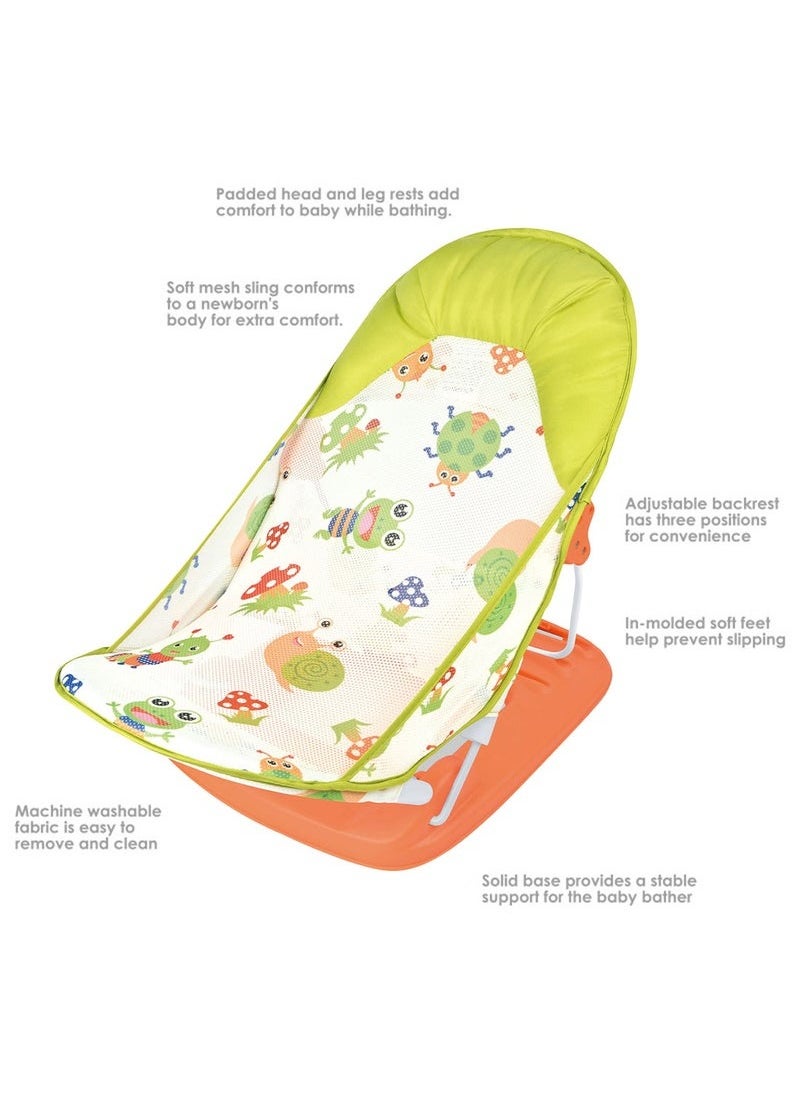 MIXDE Baby Portable And Foldable Bath Chair, Breathable Shower Chair, Baby Bath Seat AntI Slip  - Image 4