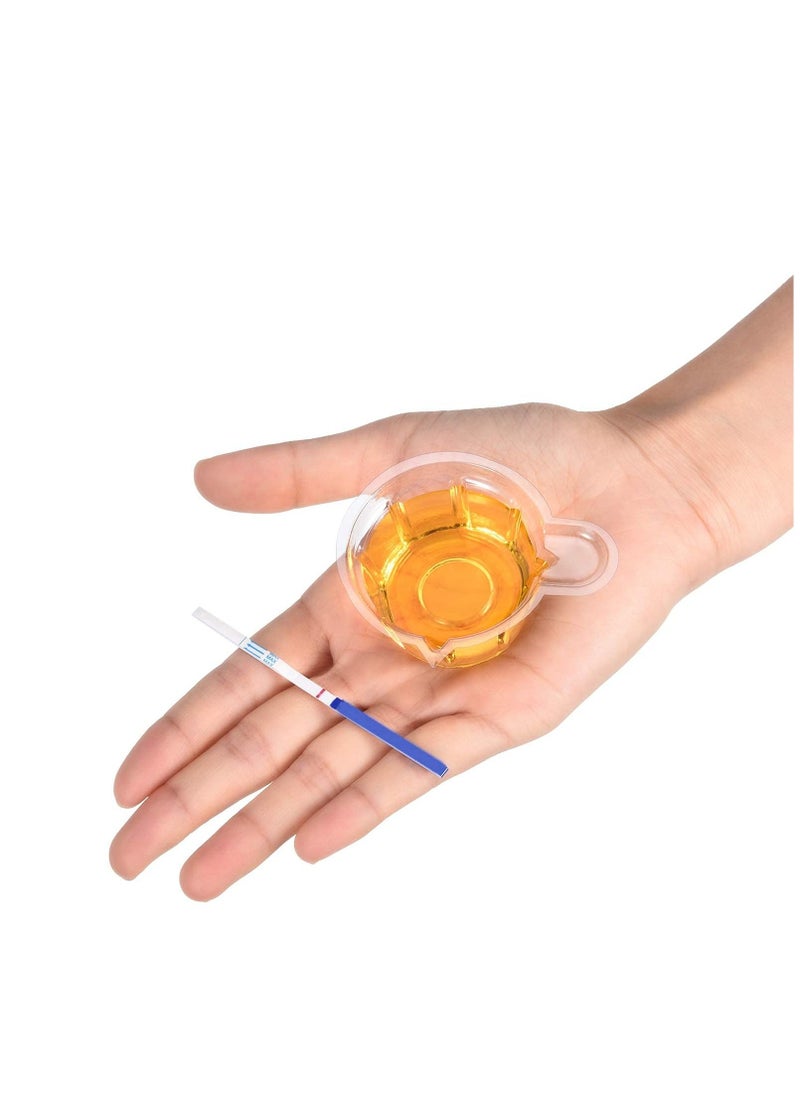 SYOSI Urine Cups Plastic Urine Collection Cups Disposable Urine Specimen Cups for Pregnancy Test, Pregnancy Ovulation Testing Container Test Collection Cup 40 ML  - Image 2