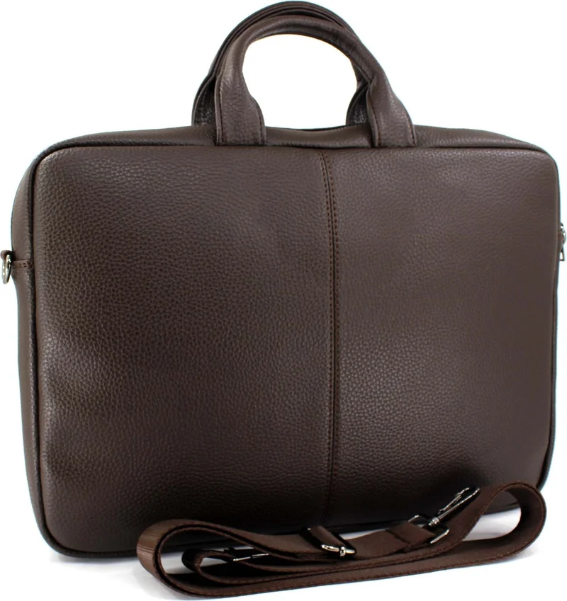 ديرسي كلوب Brown File Briefcase 15.6 Inch Laptop and Briefcase with Shoulder Strap