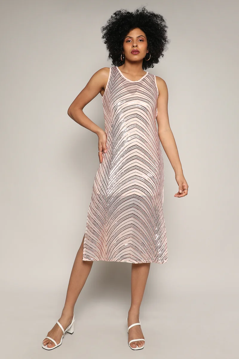 كامبوس سوترا فستان ترتر شيفرون