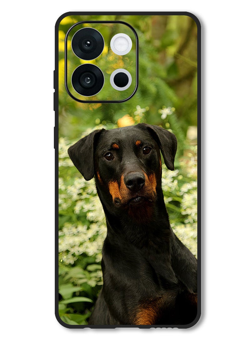 Theodor Case Compatible with OnePlus 13s 6.32 Inch Protection Shockproof Bumper Cover dog_pet_leaves - Image 1