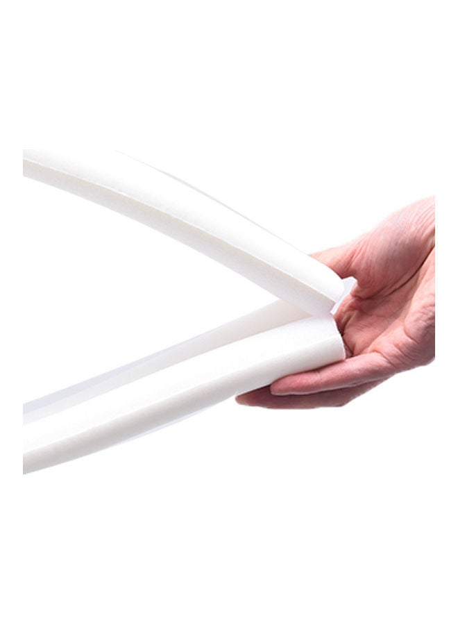 NIBEMINENT Flexible Door Bottom Sealing Strip White - Image 2