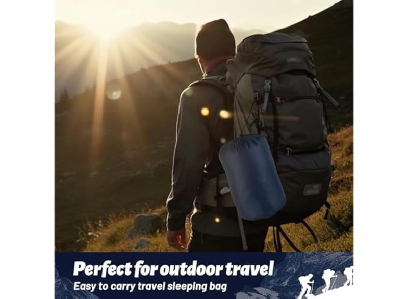 Camping Sleeping Bag - Lightweight sleeping bag for adults, boys, and girls; waterproof camping gear for travel and outdoor use. - Image 5