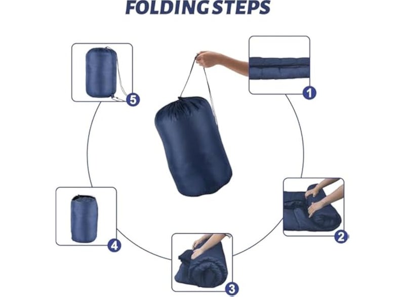 Camping Sleeping Bag - Lightweight sleeping bag for adults, boys, and girls; waterproof camping gear for travel and outdoor use. - Image 2