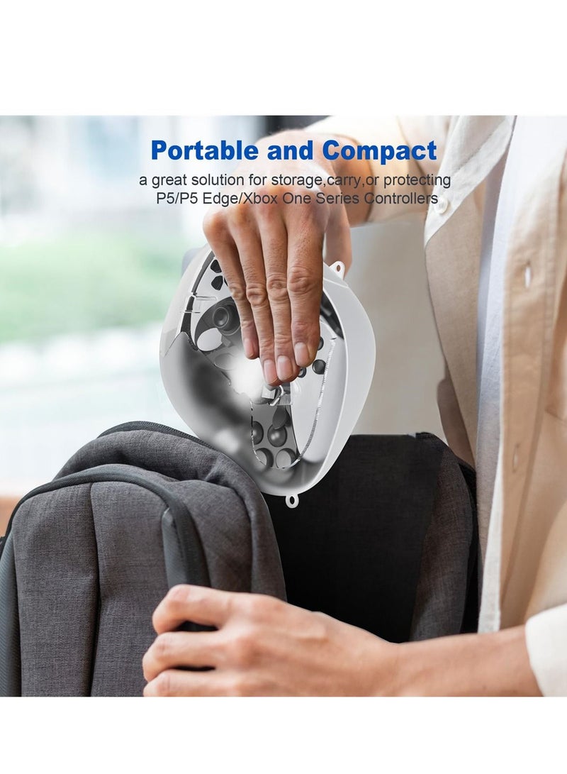 general Controller Protective Case for PS5 Dualsense/Xbox Series X/S/One Controllers, Hard Shell Travel Case, Dust-Resistant, Shock Proof with Type C Charging Cable, Wall Hook, Lanyards - Image 4