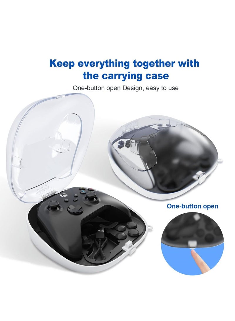 general Controller Protective Case for PS5 Dualsense/Xbox Series X/S/One Controllers, Hard Shell Travel Case, Dust-Resistant, Shock Proof with Type C Charging Cable, Wall Hook, Lanyards - Image 5