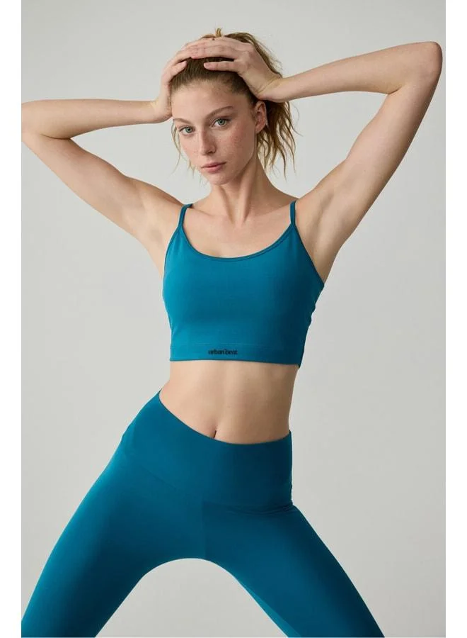 Urban Beat  PINKY Women's Sports Strappy Blue Bustier for Women | Best Price UAE