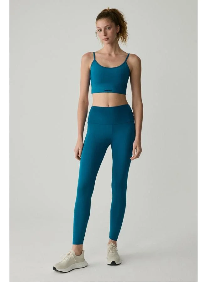 PINKY Women's Sports Strappy Blue Bustier