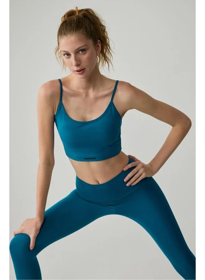 Urban Beat  PINKY Women's Sports Strappy Blue Bustier for Women | Best Price UAE