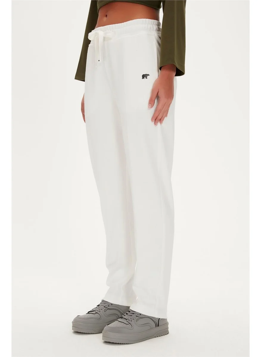 Bad Bear Lexi Sweatpants Off-White White Women's Tracksuit Bottoms
