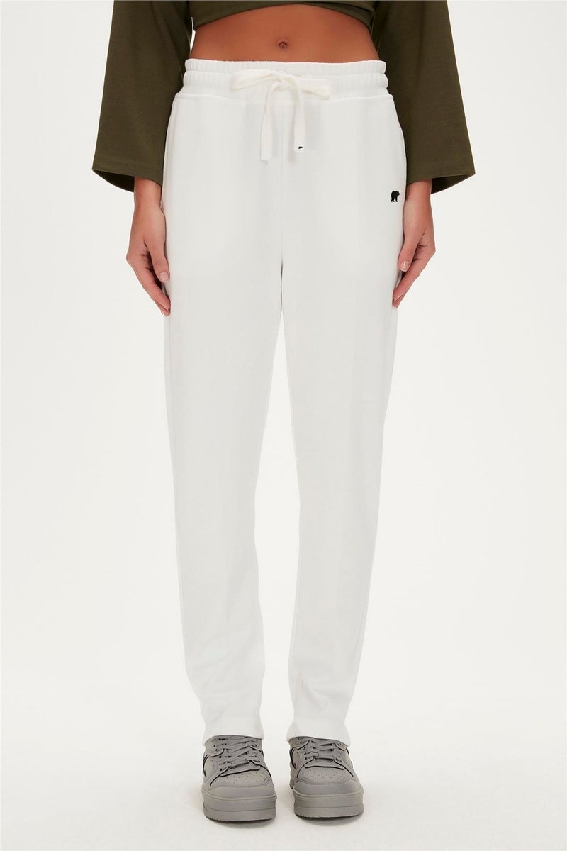 Bad Bear Lexi Sweatpants Off-White White Women's Tracksuit Bottoms  - Image 1