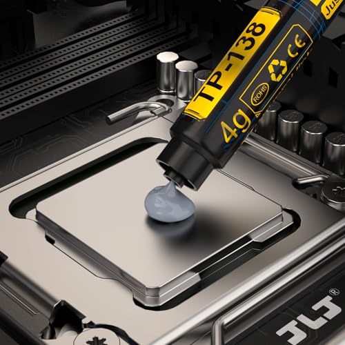 JLJ Thermal Paste, 8g CPU Paste Thermal Compound Paste Heatsink for IC/Processor/CPU/All Coolers, Carbon Based High Performance, Thermal Interface Material, CPU Thermal Paste - Image 5
