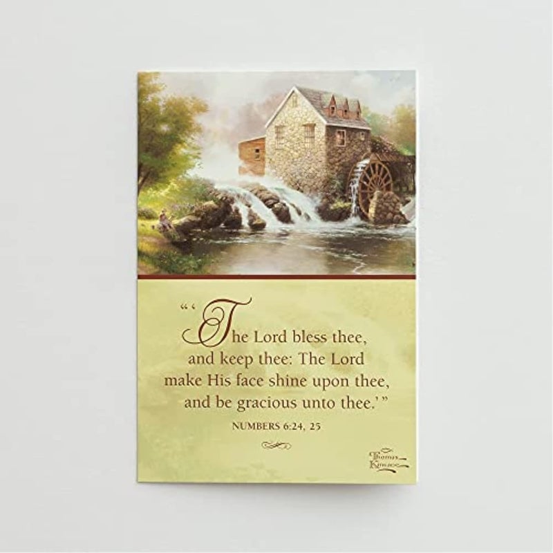 DaySpring  Thomas Kinkade Painter of Light  4 Design Assortment with Scripture  12 Praying for You Boxed Cards  Envelopes 83159 - Image 3