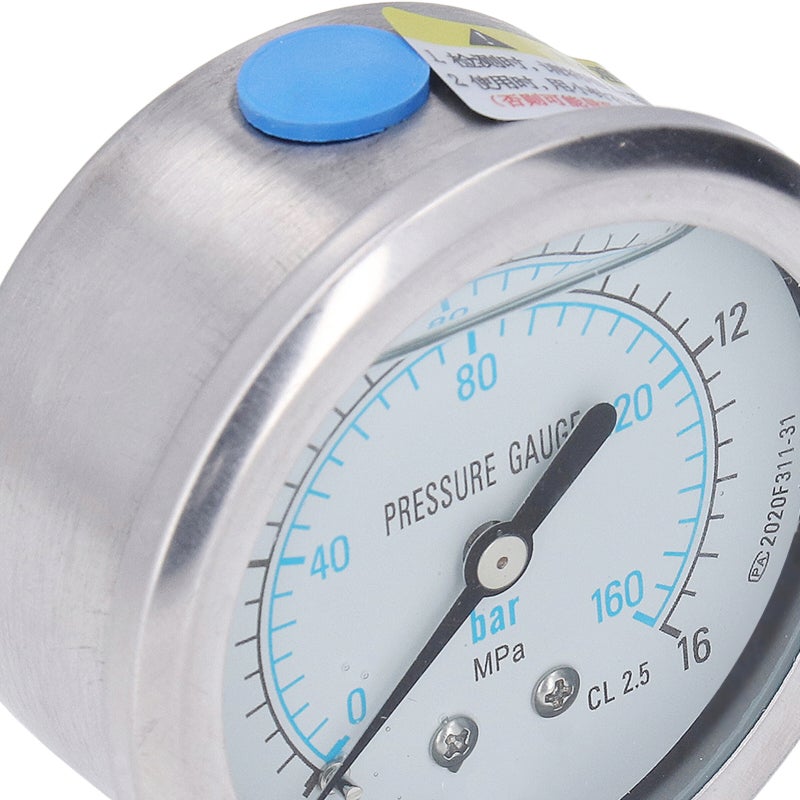 Pressure Gauge: 2.5 Class High Accuracy Stainless Steel - Corrosion & Shock Resistant Industrial Gauge for Petroleum, Chemical, Metallurgy Power Industries - Image 5