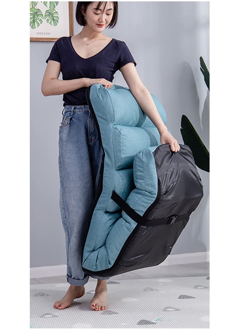 LIMOS - Floor Chair with Back Support, Adjustable 14 Angles, Lounge Chairs for Bedroom, Backrest and Headrest Can Easily Adjusted, Lazy Chair - Image 1