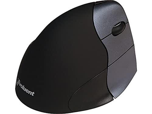 Evoluent – Inventor of the Vertical Mouse – VM4RW Ergonomic Vertical Mouse Right Hand Regular Size Wireless USB, Sculpted for Comfort, Reduces Wrist Strain, 4 Speeds, 6 Customizable Buttons in Windows - Image 4