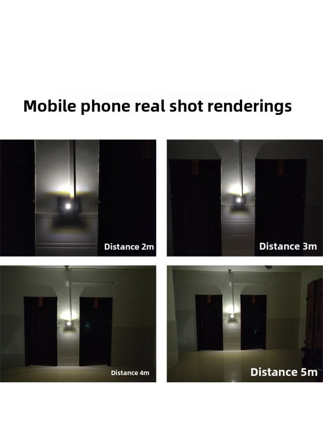 USB Bright Portable Night Light Feeding LED Bedroom Dormitory Sleep Dimmable Touch Energy-saving Small Light With Switch-Color:White Light (the Led On Both Sides Will Light Up For 10 Hours) And Will Light Up For 10 Hours A Day