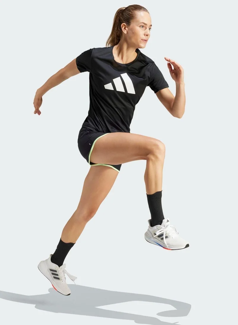 Adidas BLACK Run It T-Shirt for Women | Best Price UAE
