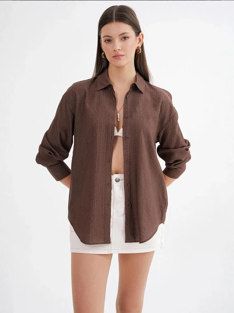 Mixray Relaxed Fit Poplin Shirt