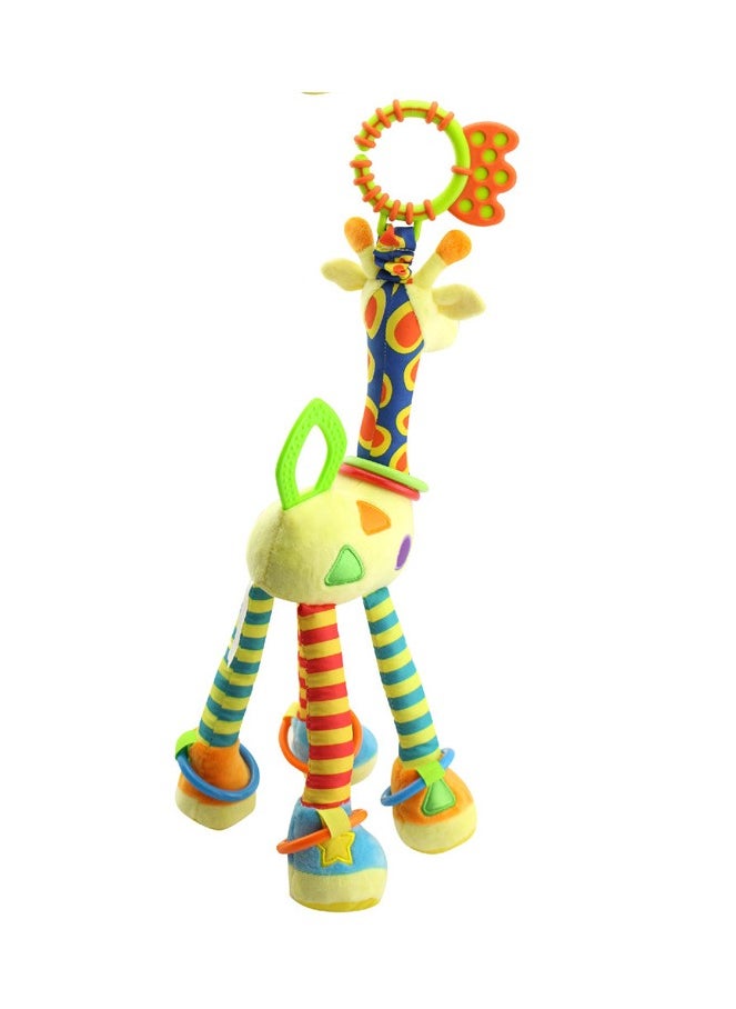 happy monkey - High Quality Newborn Baby Toy Stroller Bed Hanging Plush Infant Rattle Teether Toy - Image 1