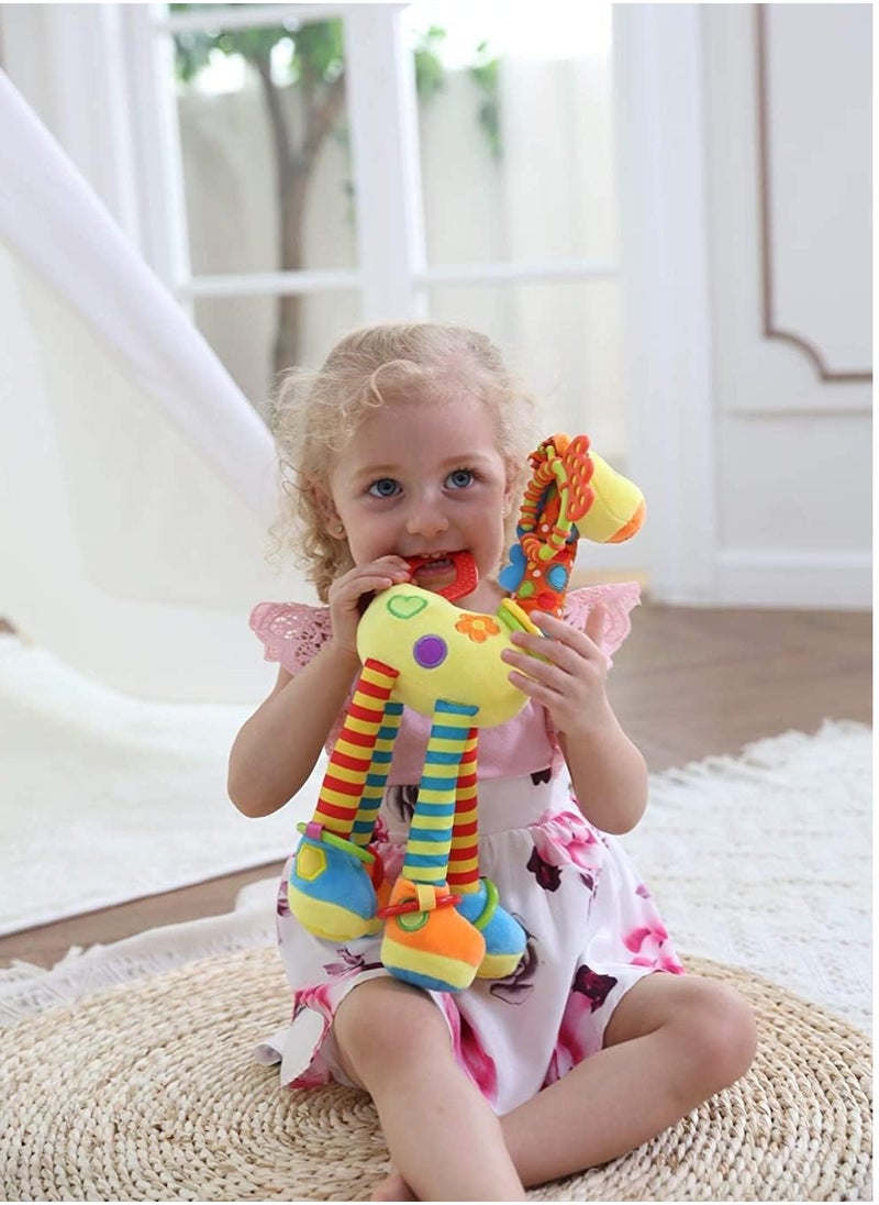 happy monkey - High Quality Newborn Baby Toy Stroller Bed Hanging Plush Infant Rattle Teether Toy - Image 1