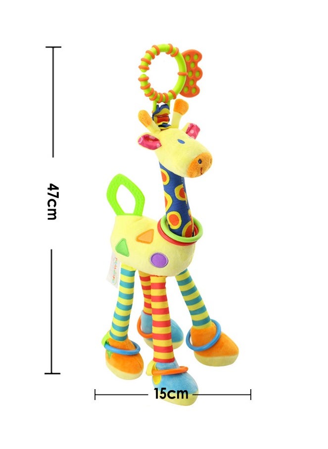 happy monkey - High Quality Newborn Baby Toy Stroller Bed Hanging Plush Infant Rattle Teether Toy - Image 1