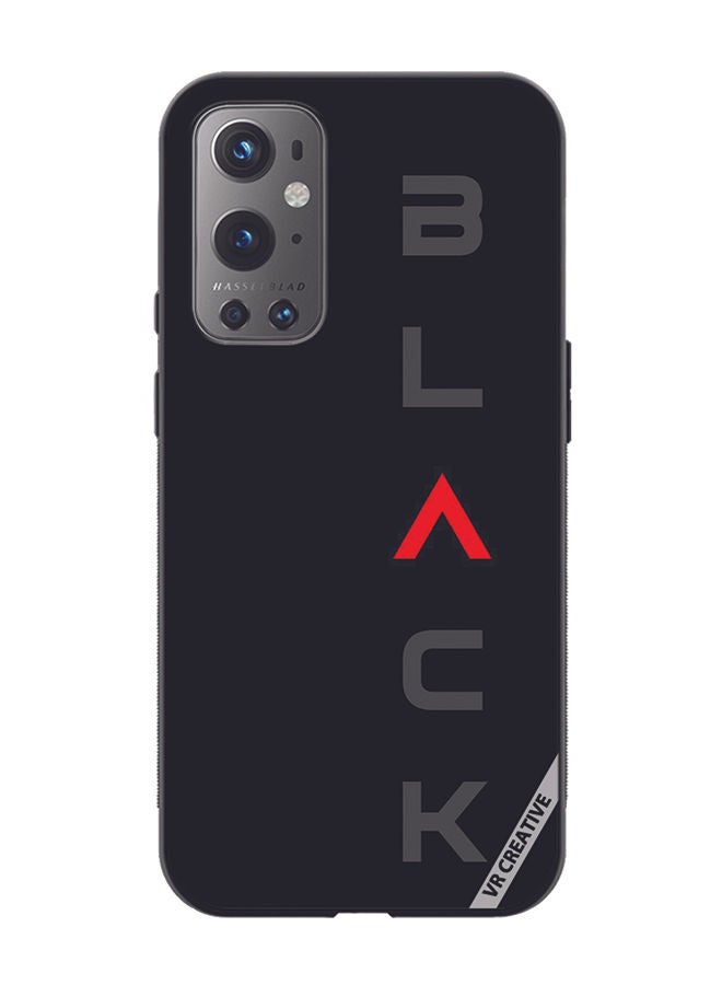 VR CREATIVE غطاء حماية لهاتف OnePlus 9 Pro بتصميم أسود متعدد الألوان - Image 1